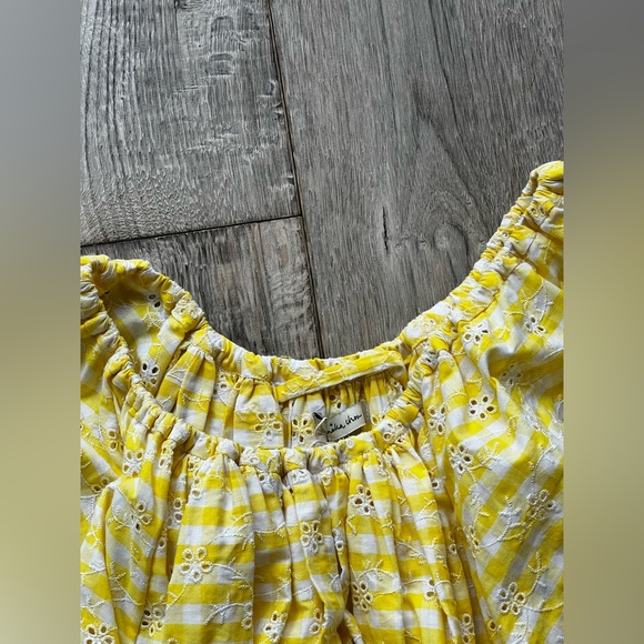 INNIKA CHOO FRIDA BURDS MINI SMOCK IN HONEYCOMB check. Size 1. - Picture 12 of 15